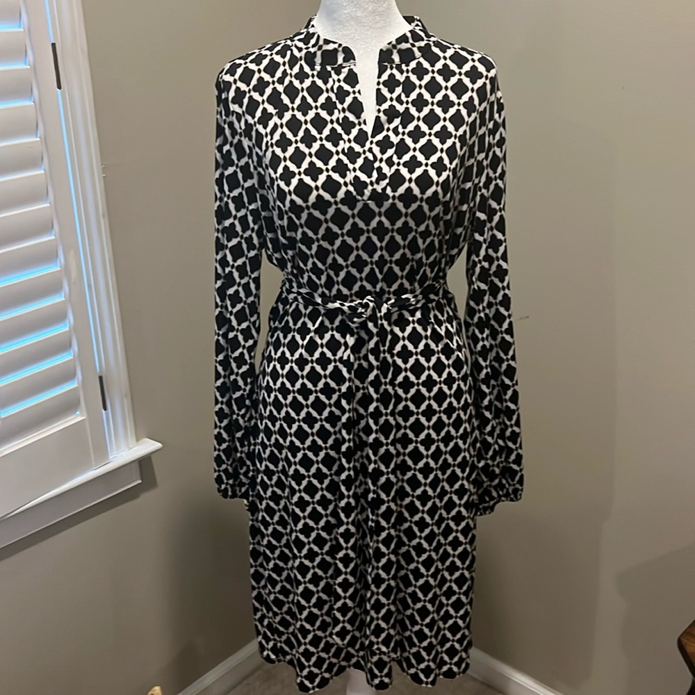 Laundry by Design mosaic print midi dress